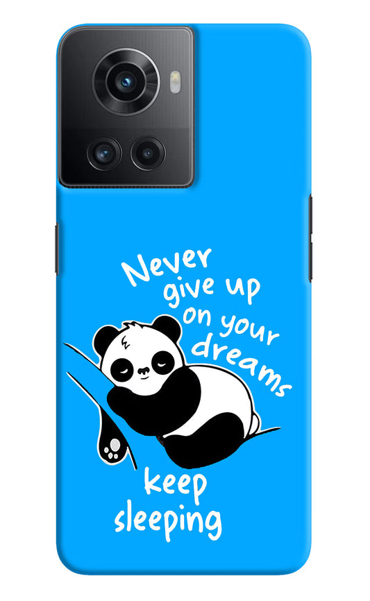 Keep Sleeping OnePlus 10R 5G Hard Case Back Cover by Casekaro
