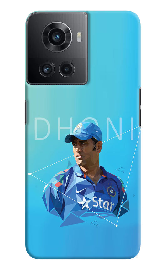 Dhoni Artwork OnePlus 10R 5G Hard Case Back Cover by Casekaro