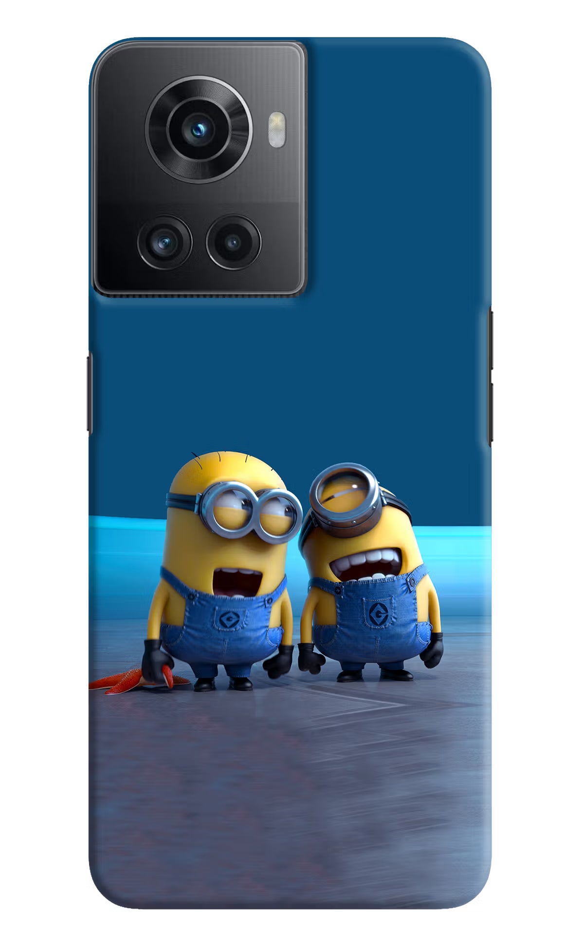 Minion Laughing OnePlus 10R 5G Hard Case Back Cover by Casekaro