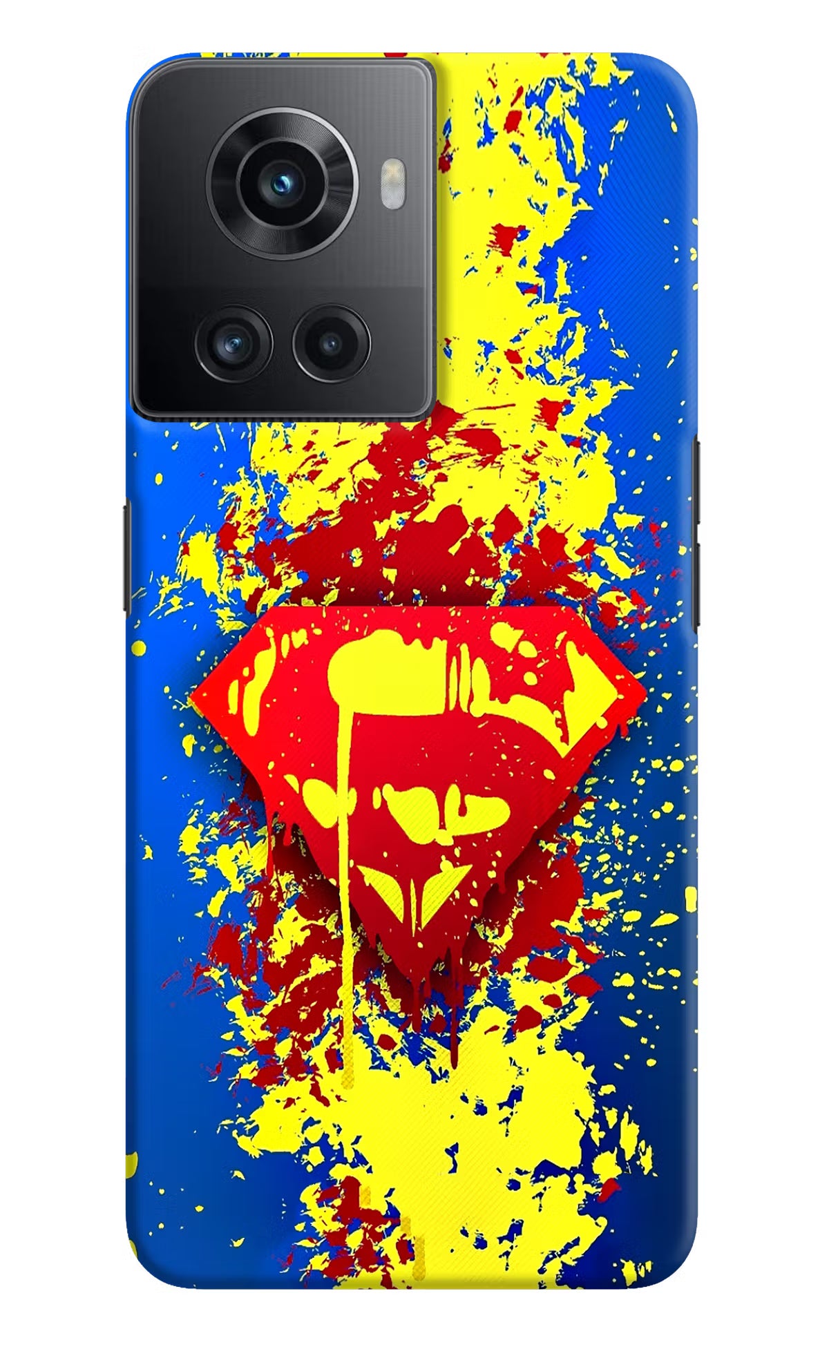 Superman logo OnePlus 10R 5G Hard Case Back Cover by Casekaro