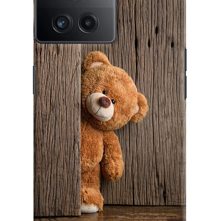 Teddy Wooden OnePlus 10R 5G Hard Case Back Cover by Casekaro