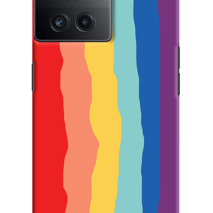 Rainbow OnePlus 10R 5G Hard Case Back Cover by Casekaro
