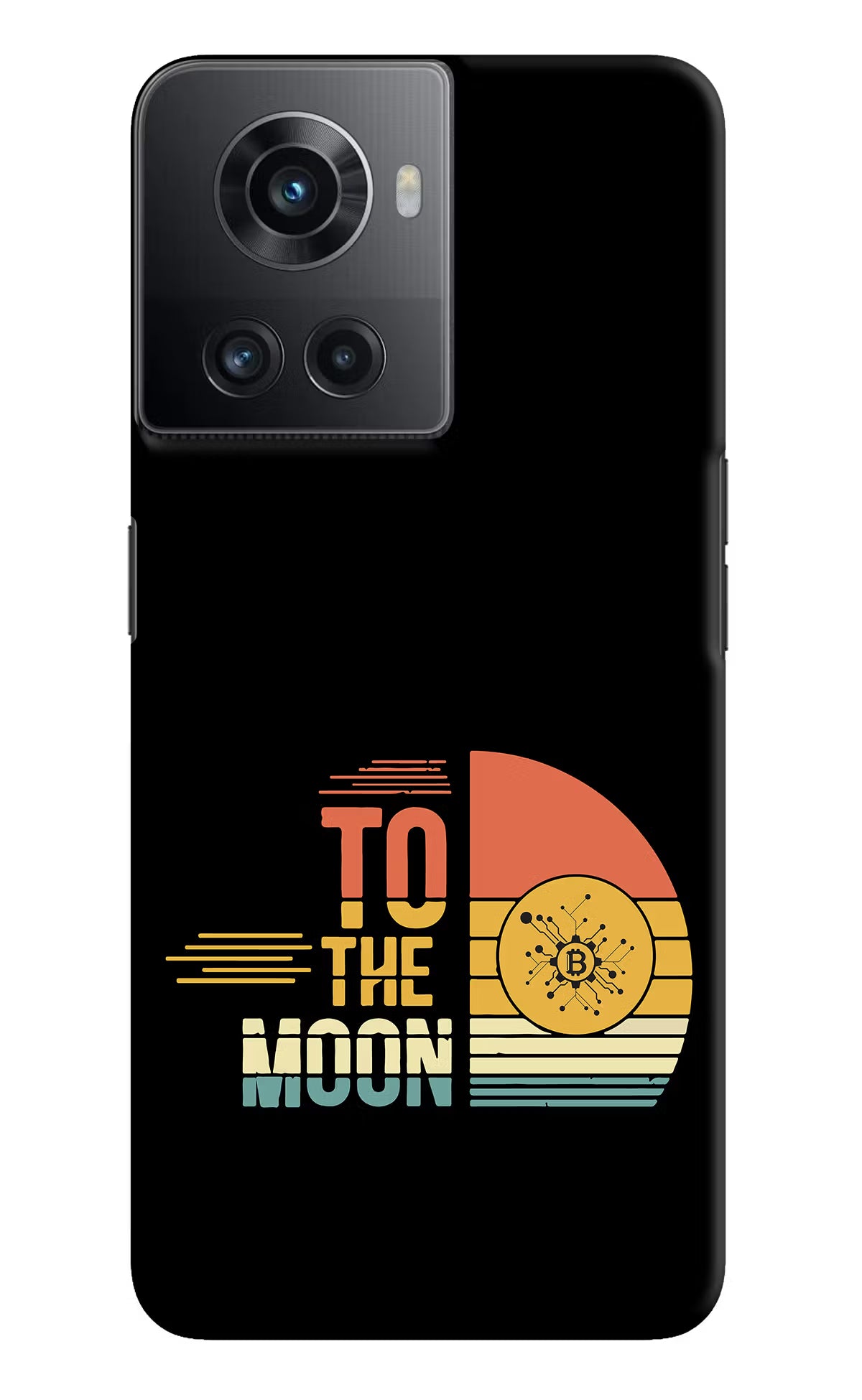 To the Moon OnePlus 10R 5G Hard Case Back Cover by Casekaro