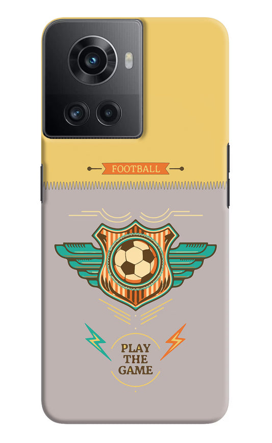 Football OnePlus 10R 5G Hard Case Back Cover by Casekaro