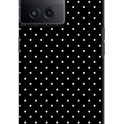 White Dots OnePlus 10R 5G Hard Case Back Cover by Casekaro