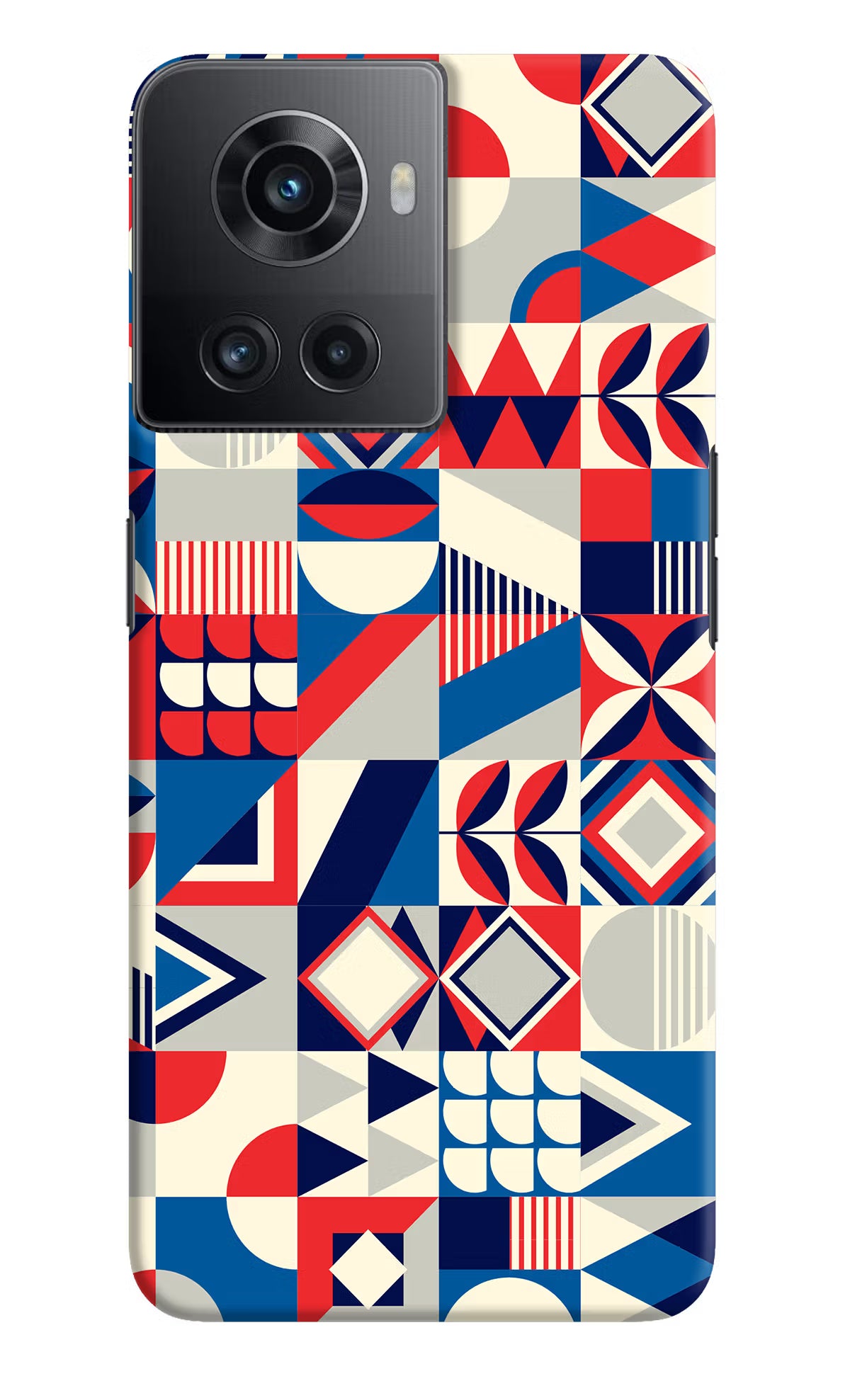 Colorful Pattern OnePlus 10R 5G Hard Case Back Cover by Casekaro