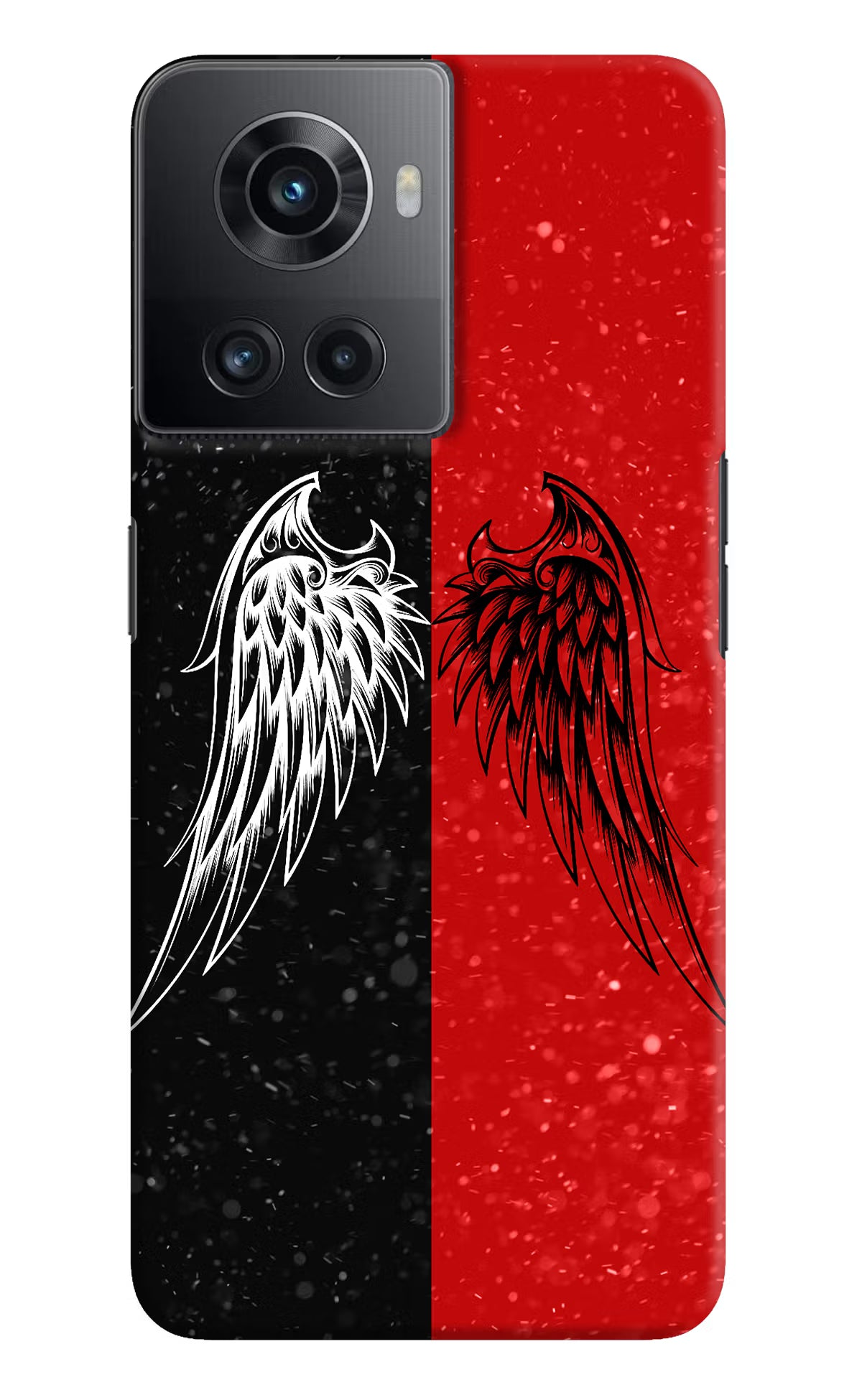 Wings OnePlus 10R 5G Hard Case Back Cover by Casekaro
