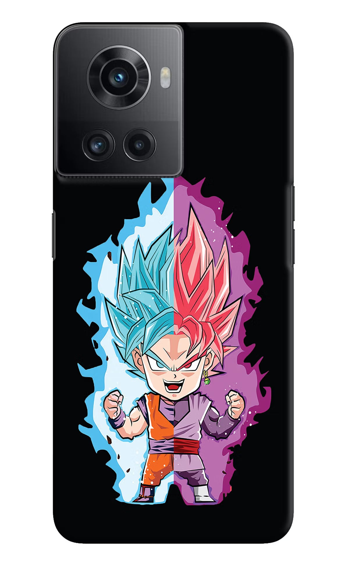 Chota Goku OnePlus 10R 5G Hard Case Back Cover by Casekaro