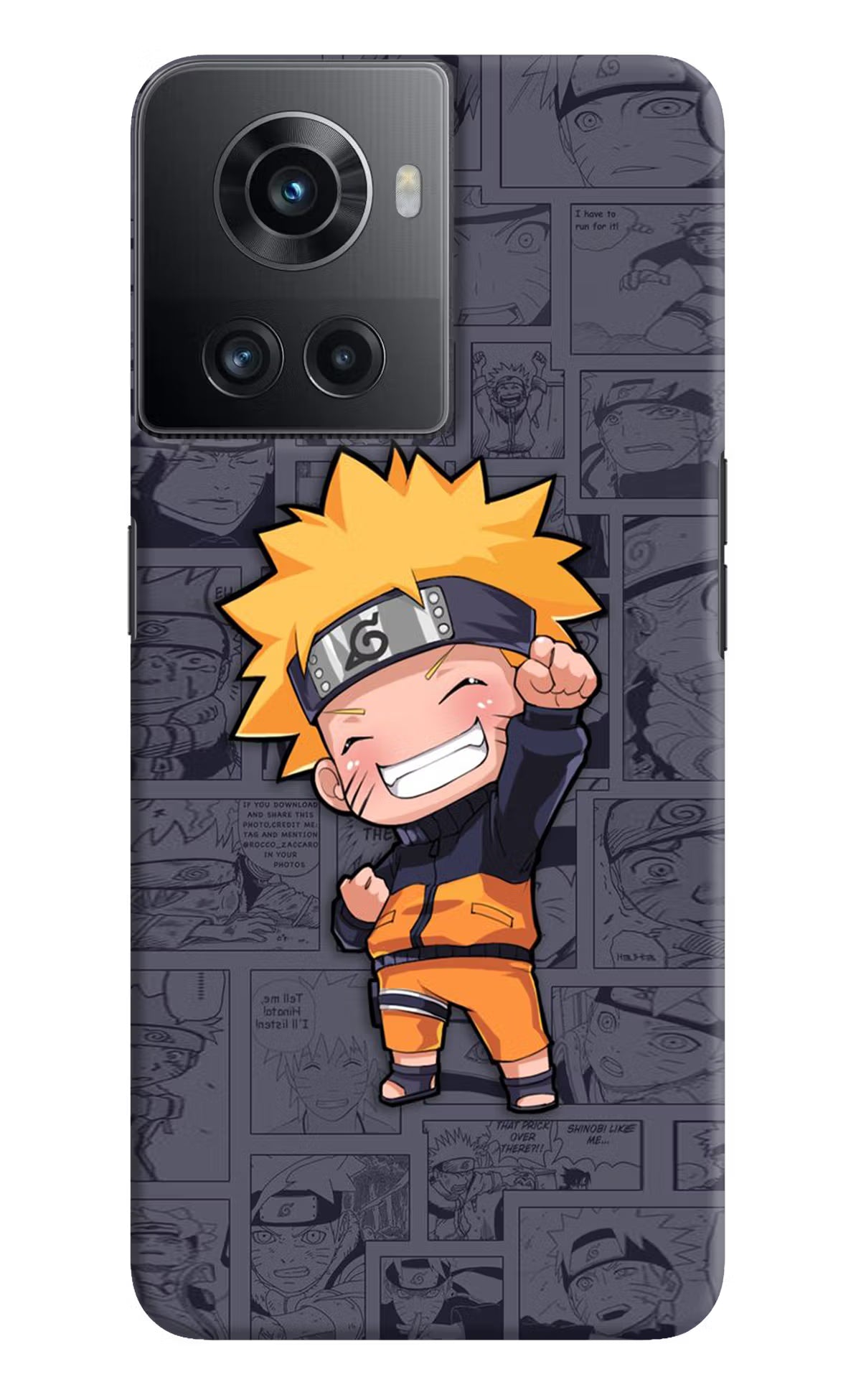 Chota Naruto OnePlus 10R 5G Hard Case Back Cover by Casekaro