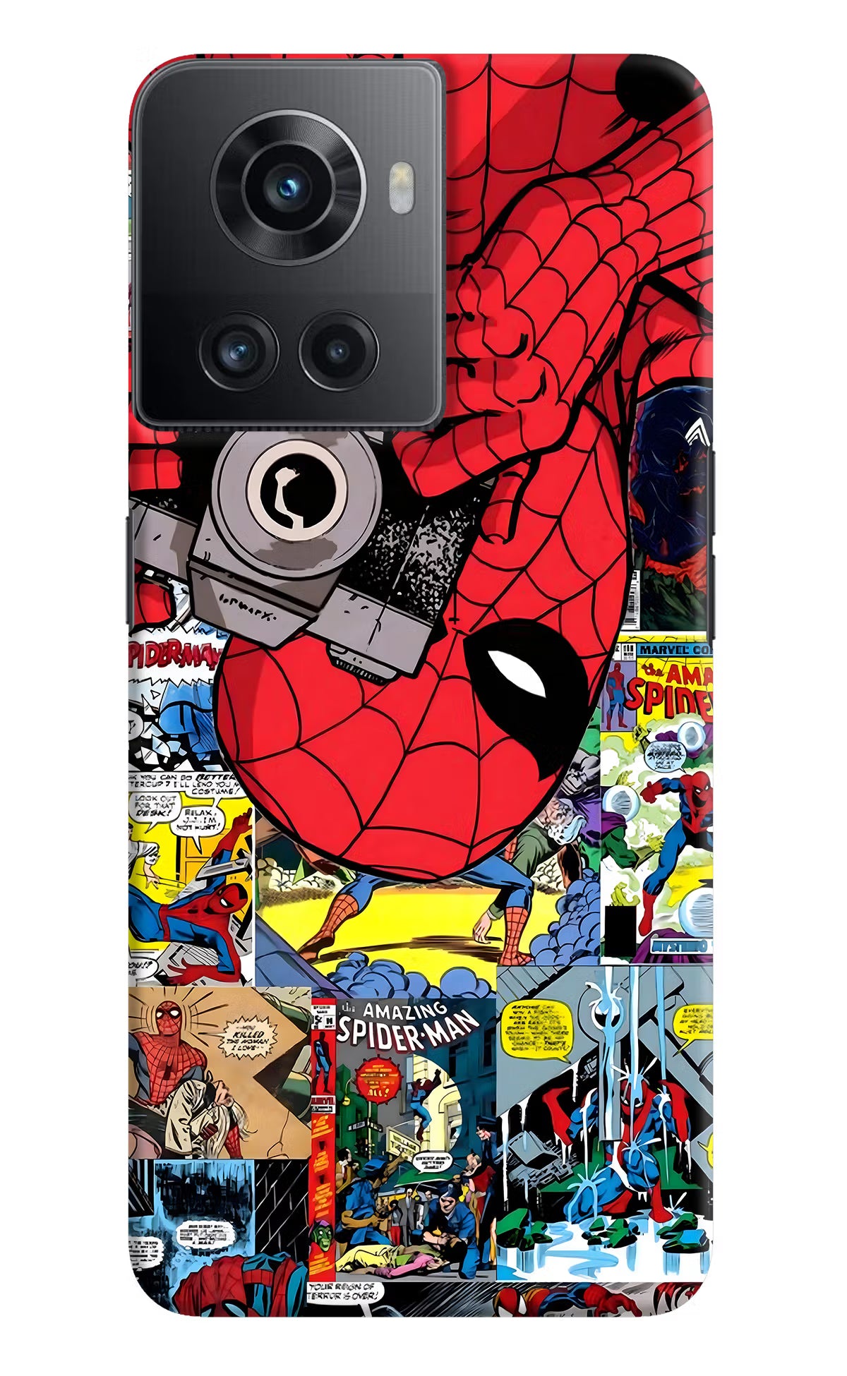 Spider Man OnePlus 10R 5G Hard Case Back Cover by Casekaro