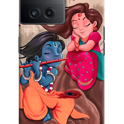 Radhe Krishna OnePlus 10R 5G Hard Case Back Cover by Casekaro
