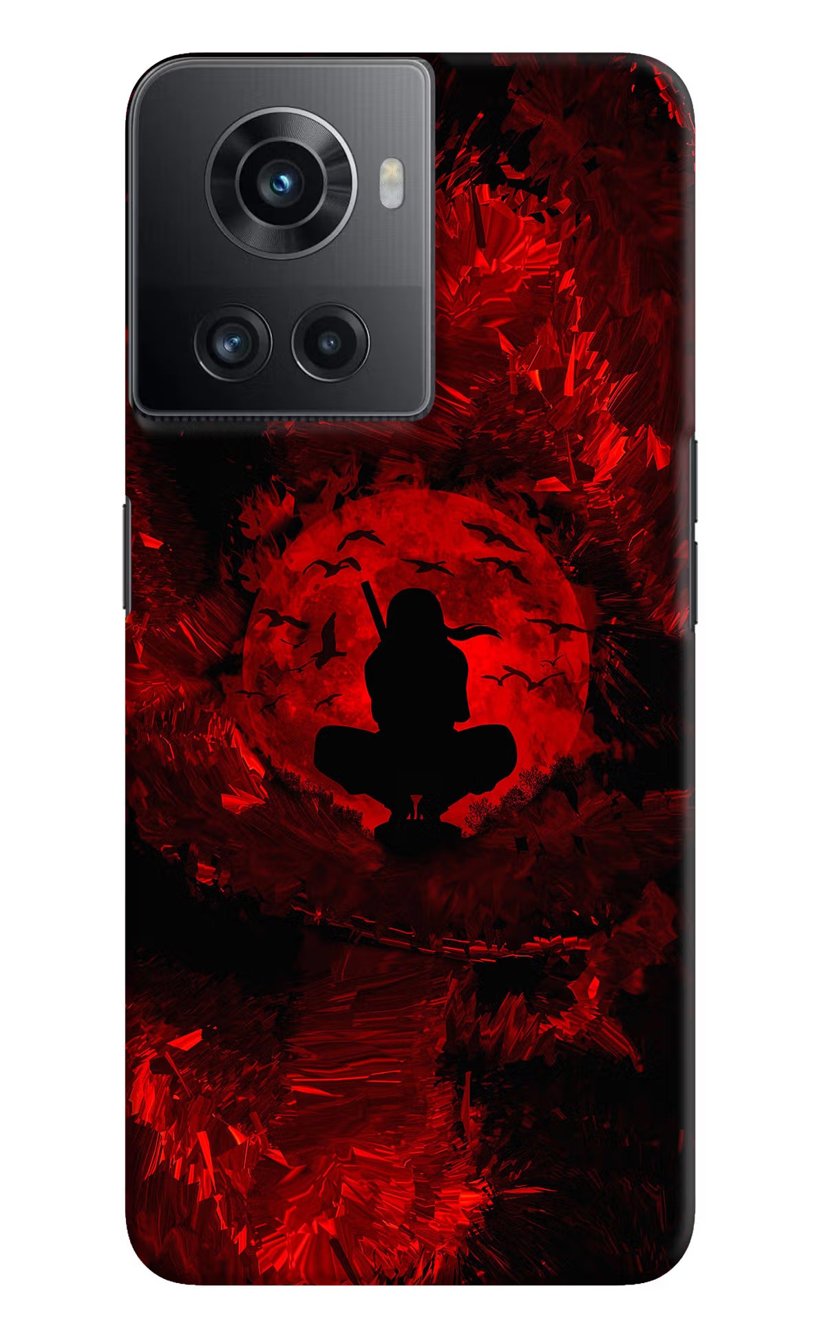 Itachi Uchiha OnePlus 10R 5G Hard Case Back Cover by Casekaro