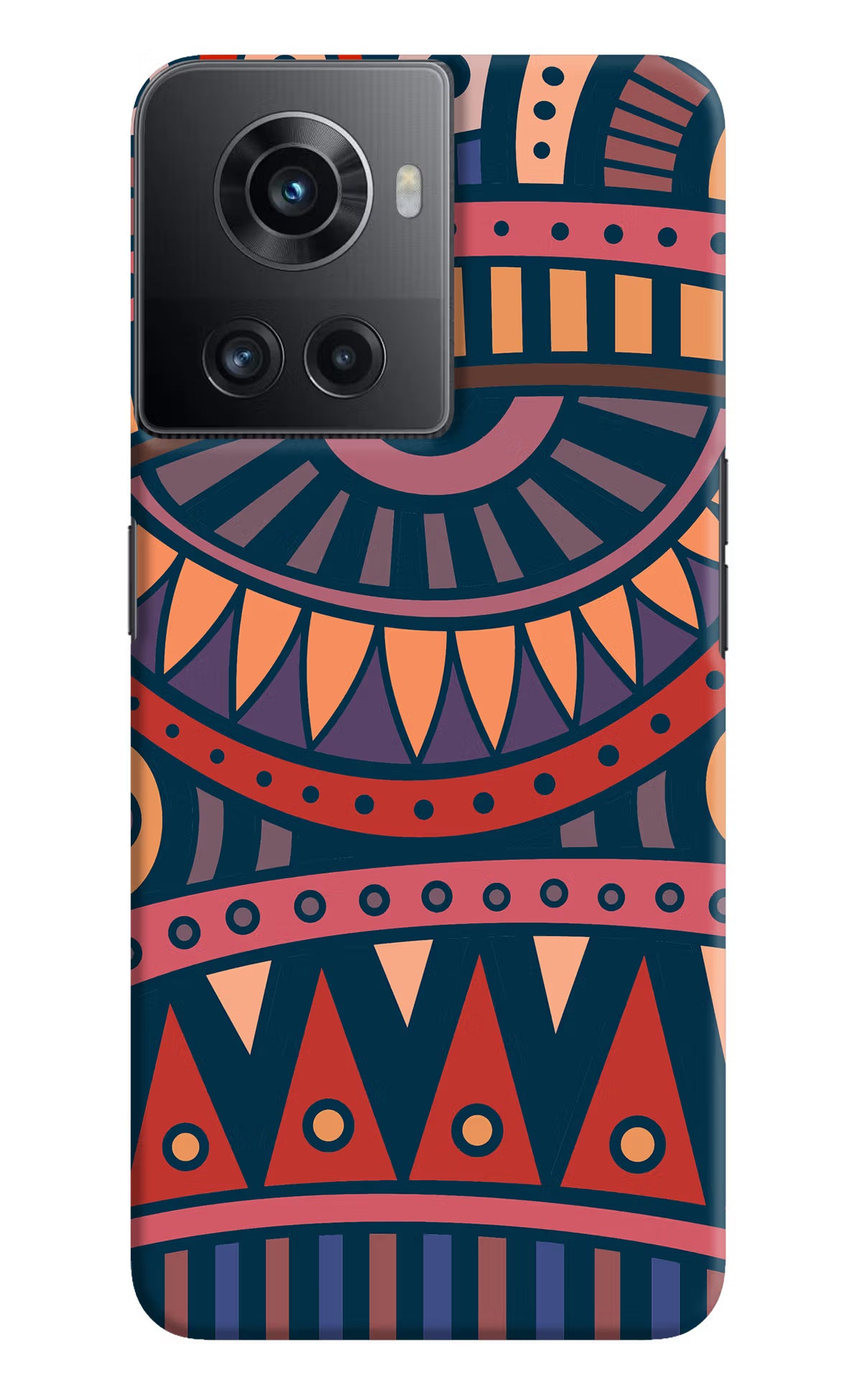 African Culture Design OnePlus 10R 5G Hard Case Back Cover by Casekaro