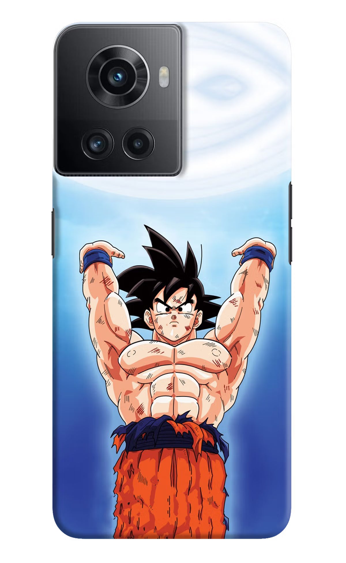Goku Power OnePlus 10R 5G Hard Case Back Cover by Casekaro