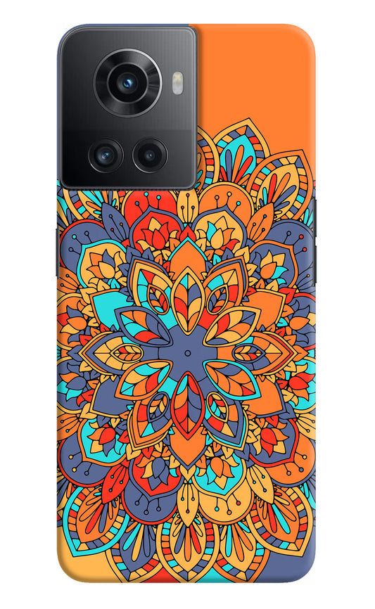 Color Mandala OnePlus 10R 5G Hard Case Back Cover by Casekaro