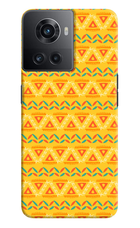 Tribal Pattern OnePlus 10R 5G Hard Case Back Cover by Casekaro