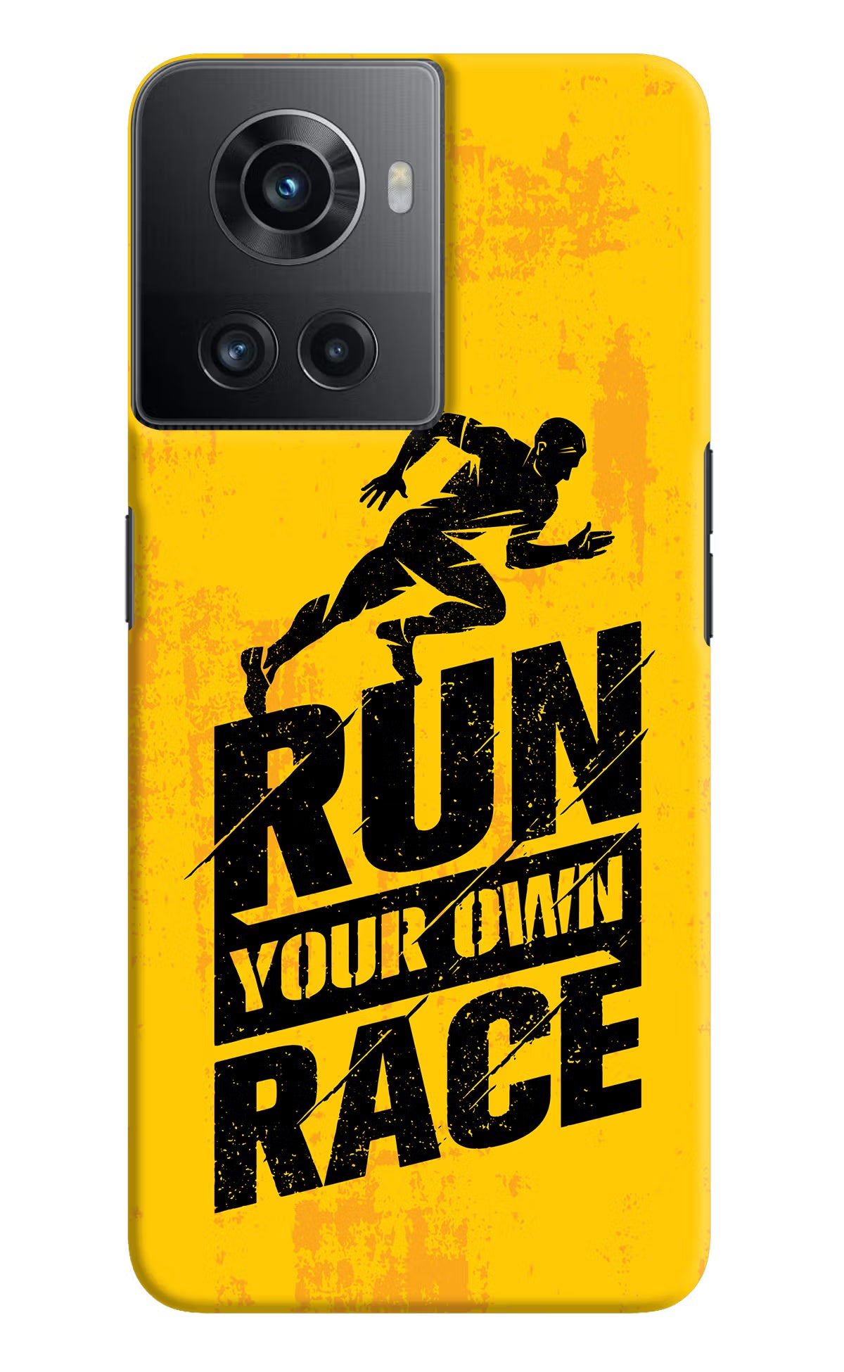Run Your Own Race OnePlus 10R 5G Hard Case Back Cover by Casekaro