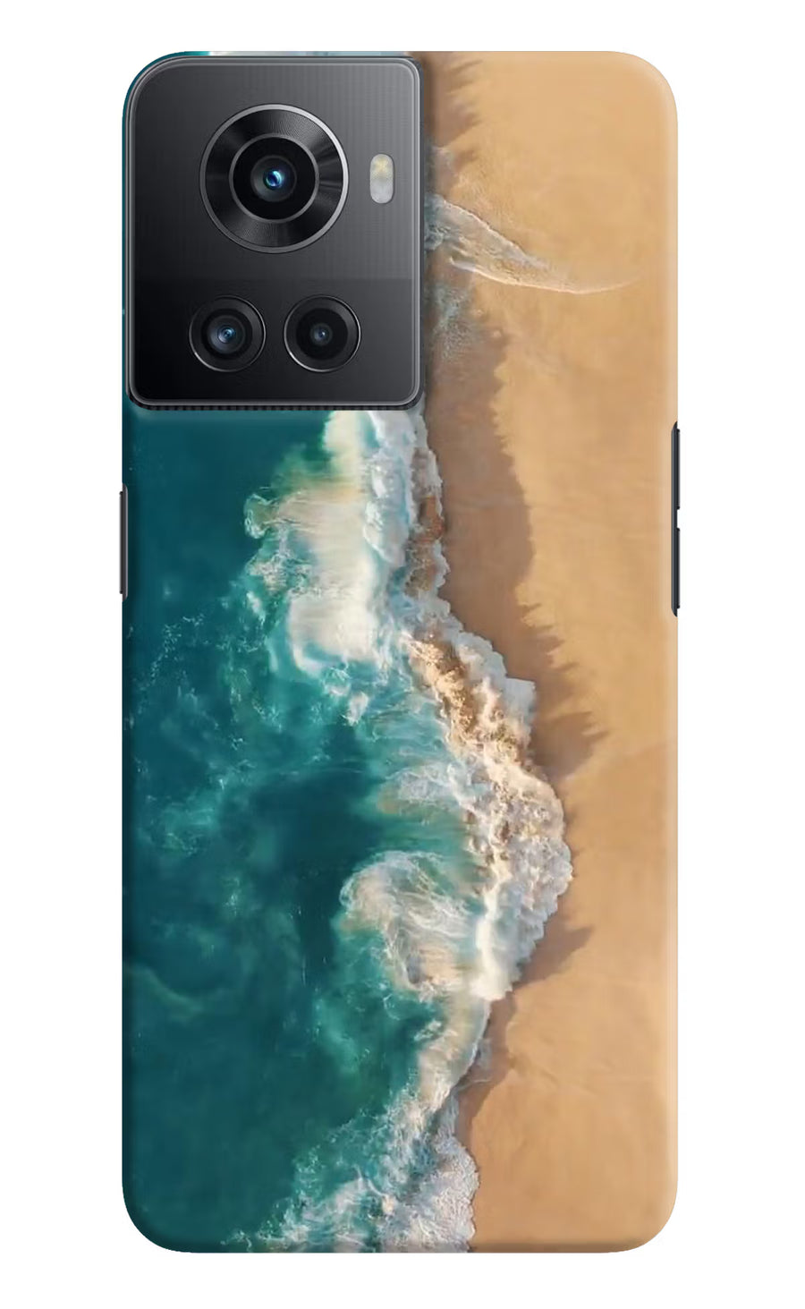 Ocean Beach OnePlus 10R 5G Back Cover, Hard case