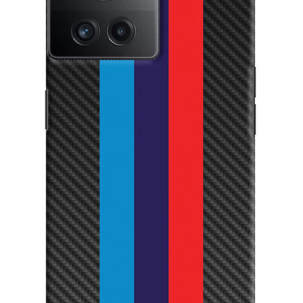 BMW Stripes Pattern OnePlus 10R 5G Hard Case Back Cover by Casekaro