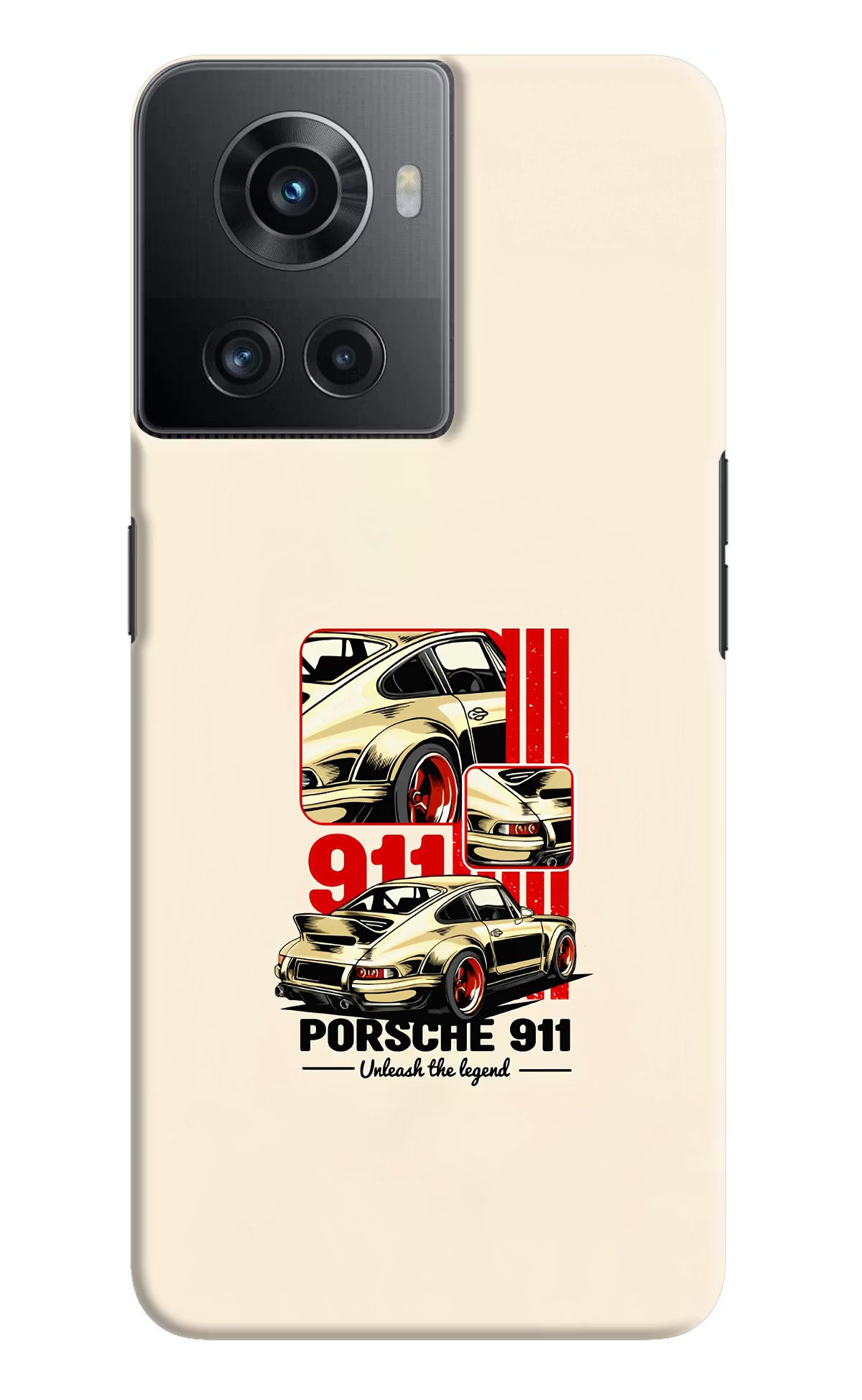 Classic Porsche 911 OnePlus 10R 5G Hard Case Back Cover by Casekaro