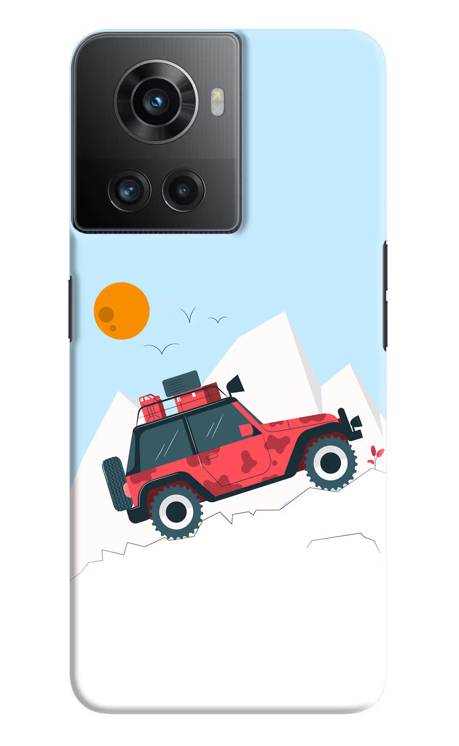 Mountain Trail Beast OnePlus 10R 5G Back Cover, Hard case