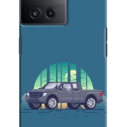 Retro Garage Vibe OnePlus 10R 5G Hard Case Back Cover by Casekaro
