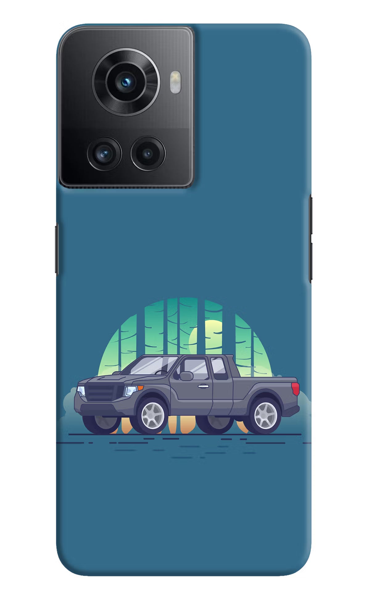 Retro Garage Vibe OnePlus 10R 5G Hard Case Back Cover by Casekaro