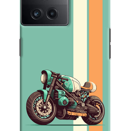 Striped Moto Drift OnePlus 10R 5G Hard Case Back Cover by Casekaro
