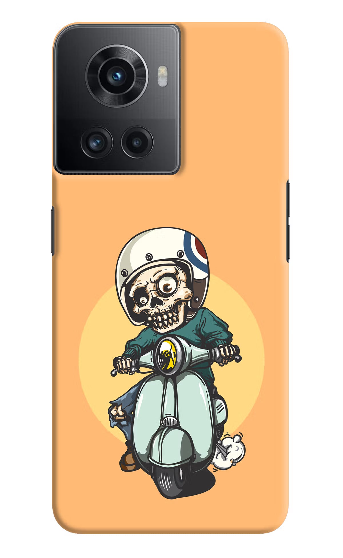 Undead Biker OnePlus 10R 5G Hard Case Back Cover by Casekaro