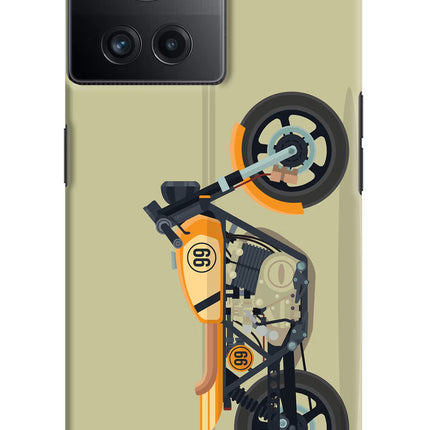 Vertical Speedster OnePlus 10R 5G Hard Case Back Cover by Casekaro