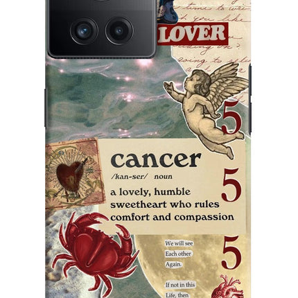 Cancer Zodiac OnePlus 10R 5G Hard Case Back Cover by Casekaro