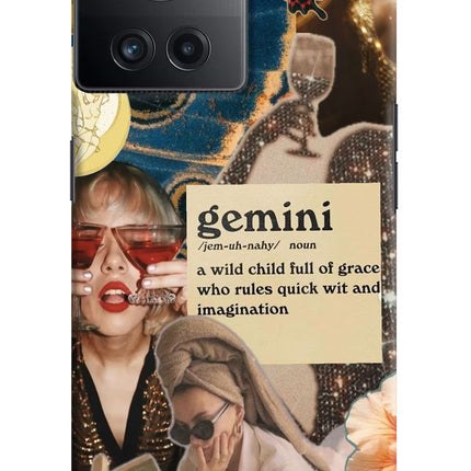 Gemini Zodiac OnePlus 10R 5G Hard Case Back Cover by Casekaro
