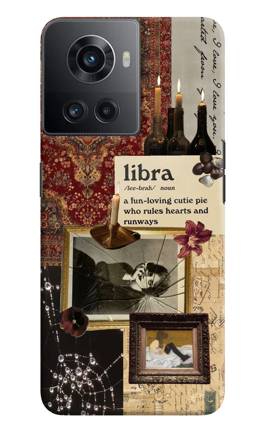 Libra Zodiac OnePlus 10R 5G Hard Case Back Cover by Casekaro