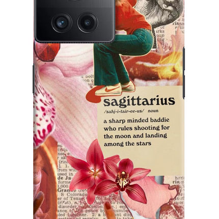 Sagittarius Zodiac OnePlus 10R 5G Hard Case Back Cover by Casekaro