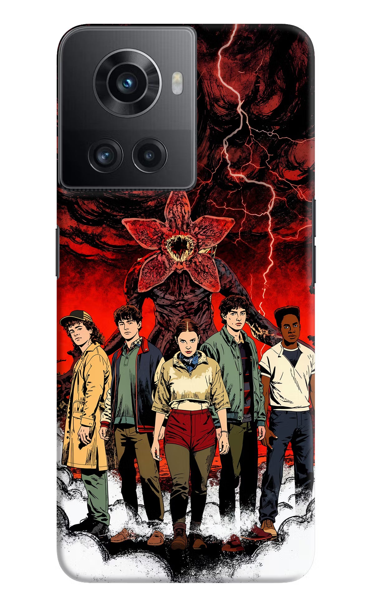 Ordinary Things Characters OnePlus 10R 5G Hard Case Back Cover by Casekaro