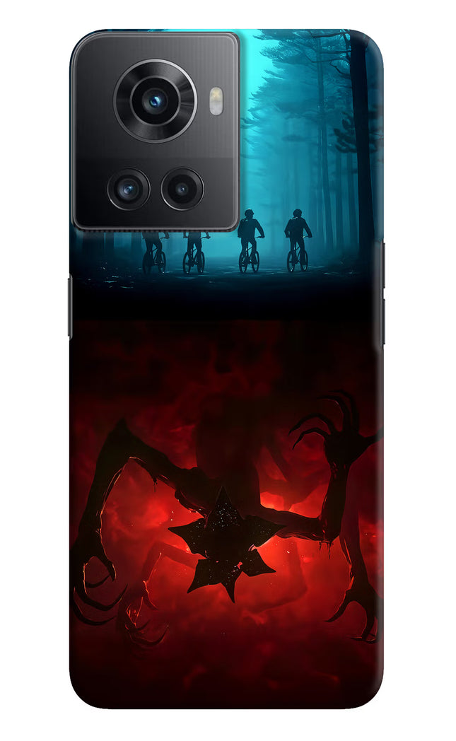 Ordinary Things Downside Up OnePlus 10R 5G Hard Case Back Cover by Casekaro