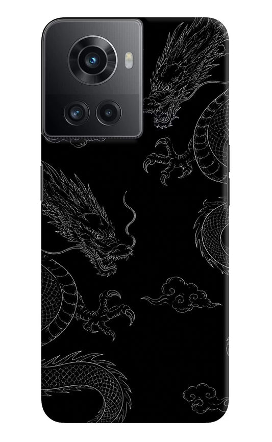 Twin Dragons OnePlus 10R 5G Hard Case Back Cover by Casekaro