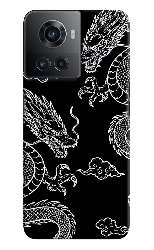 Twin Dragons OnePlus 10R 5G Hard Case Back Cover by Casekaro