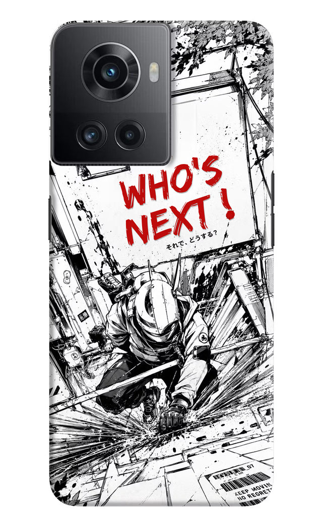 Who's Next OnePlus 10R 5G Hard Case Back Cover by Casekaro