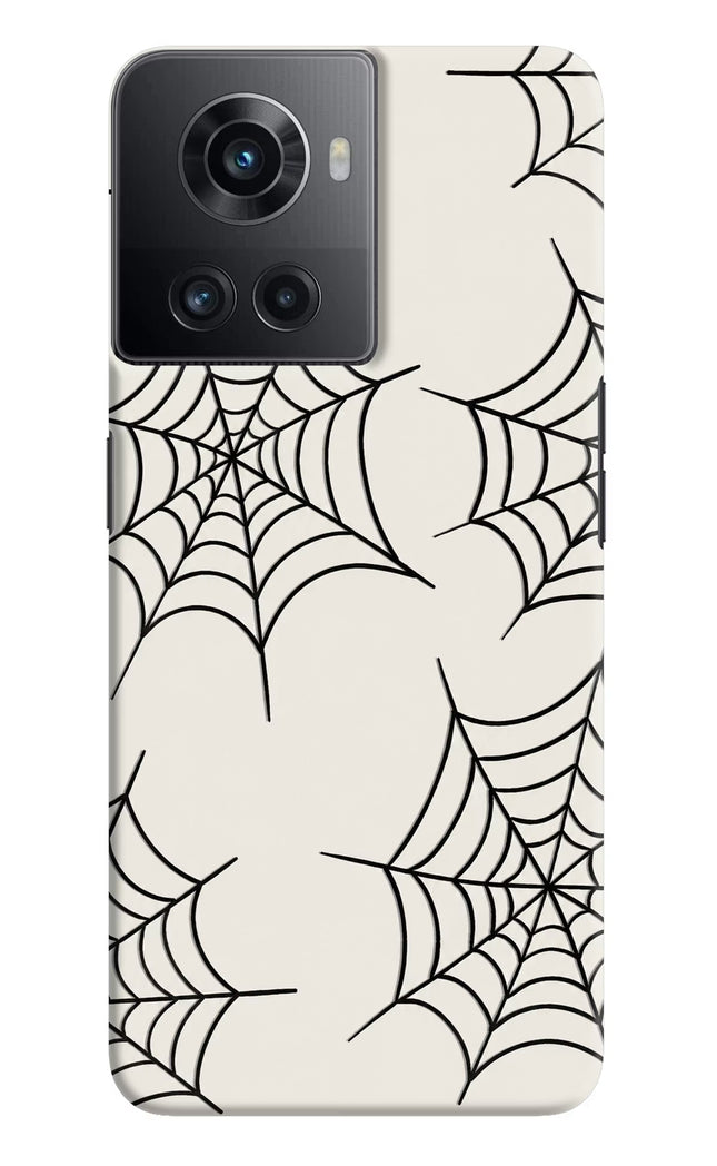 Spider Web OnePlus 10R 5G Hard Case Back Cover by Casekaro
