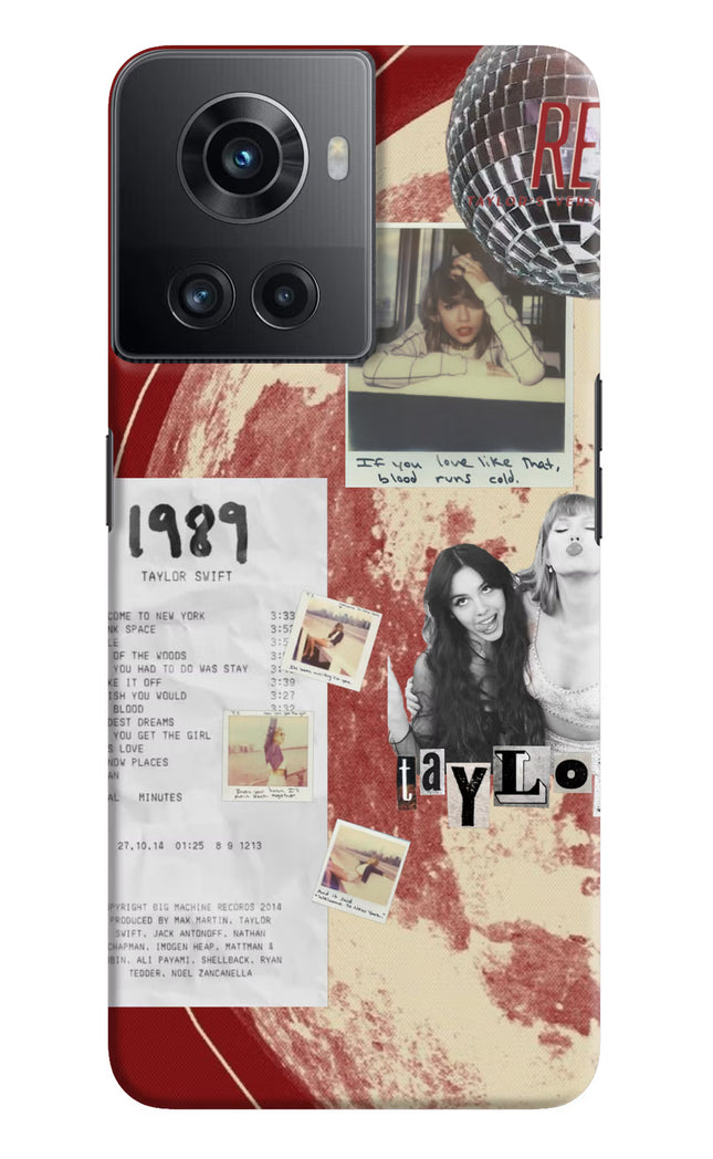 Taylor Swift OnePlus 10R 5G Hard Case Back Cover by Casekaro
