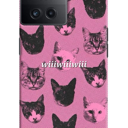 Pink Cats OnePlus 10R 5G Hard Case Back Cover by Casekaro