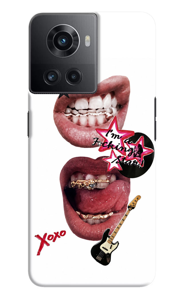 Rockstar OnePlus 10R 5G Hard Case Back Cover by Casekaro