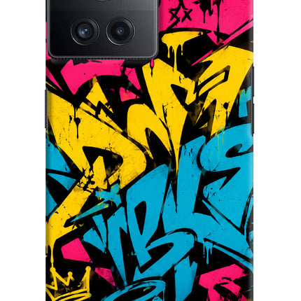 Graffiti Vibe OnePlus 10R 5G Hard Case Back Cover by Casekaro