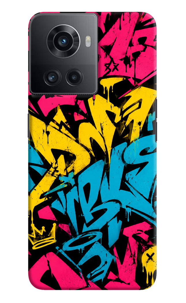 Graffiti Vibe OnePlus 10R 5G Hard Case Back Cover by Casekaro