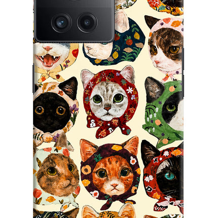 Cool Cat OnePlus 10R 5G Hard Case Back Cover by Casekaro