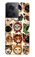 Cool Cat OnePlus 10R 5G Hard Case Back Cover by Casekaro