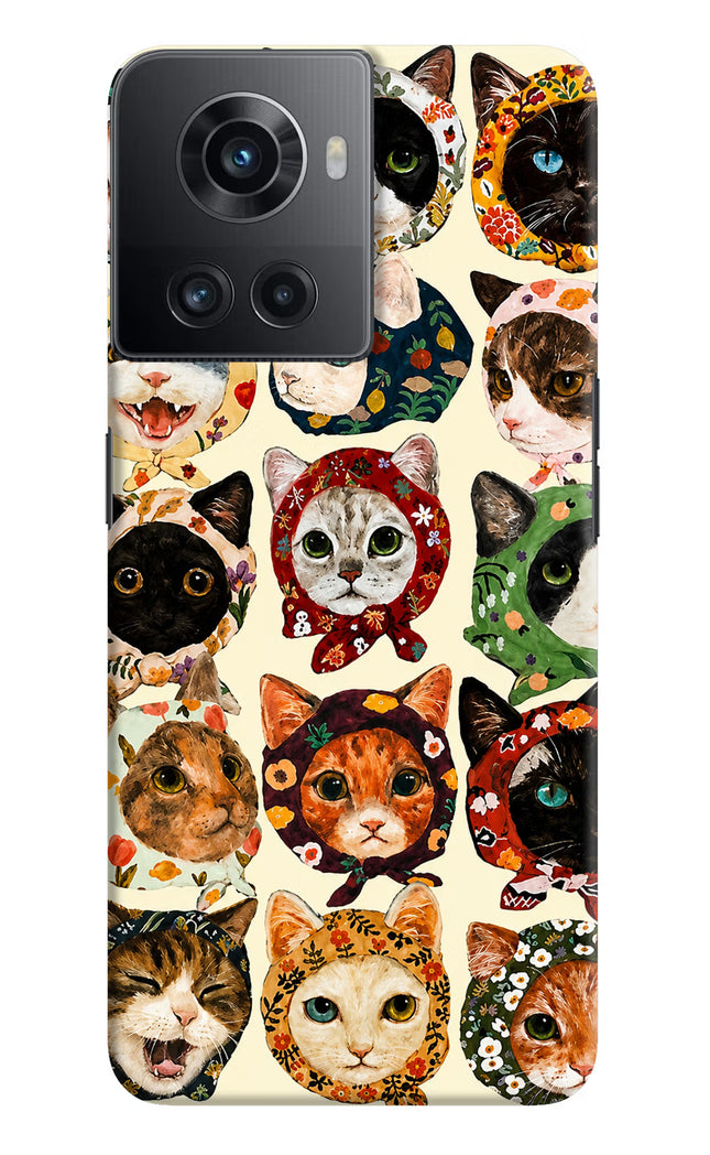 Cool Cat OnePlus 10R 5G Hard Case Back Cover by Casekaro