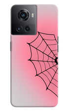 Pink Web OnePlus 10R 5G Hard Case Back Cover by Casekaro