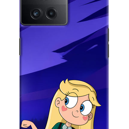 Star Glow OnePlus 10R 5G Hard Case Back Cover by Casekaro